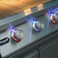 Hygrill Premium XTR 3-Burner Built in Grill, Liquid Propane 25 Inch Grill