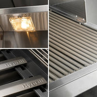Hygrill Premium XTR 3-Burner Built in Grill, Liquid Propane 25 Inch Grill