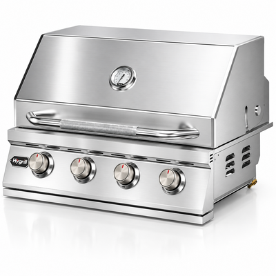 STD Series 32-Inch Built in Grill, Stainless Steel 4-Burner Grill