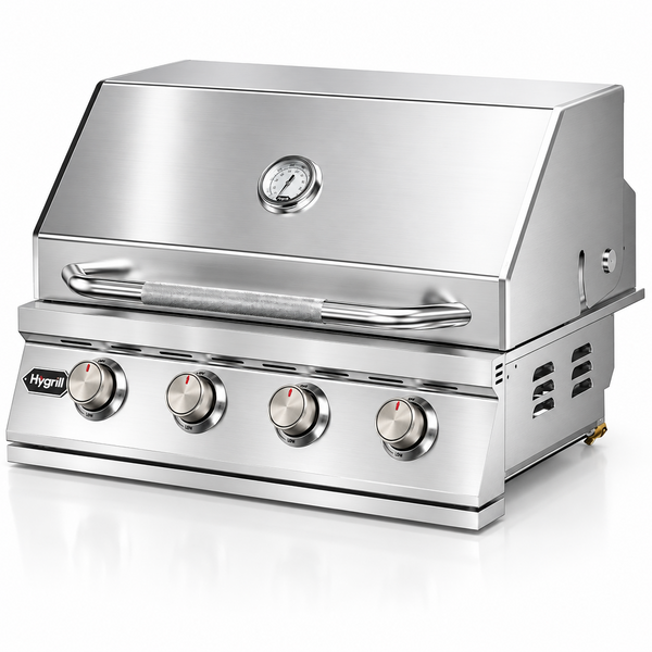 STD Series 32-Inch Built in Grill, Stainless Steel 4-Burner Grill